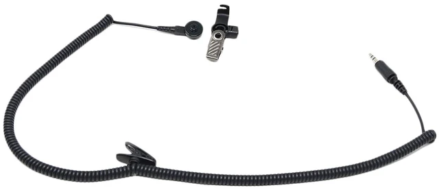 Alt view image 4 of 6 - The Ear Phone Connection Fox Acoustic Tube Listen Only Earphone with 3.5mm Connector, Black