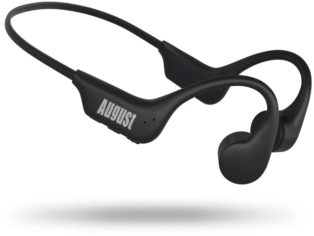 Main image of August EP400 Bone Conduction Headphones Open Ear IP68 Waterproof 16GB MP3 | Bluetooth 5.3, Built-in Microphone, Titanium Frame, Lightweight Wireless Headphones for Running, Cycling, Hiking & Sports
