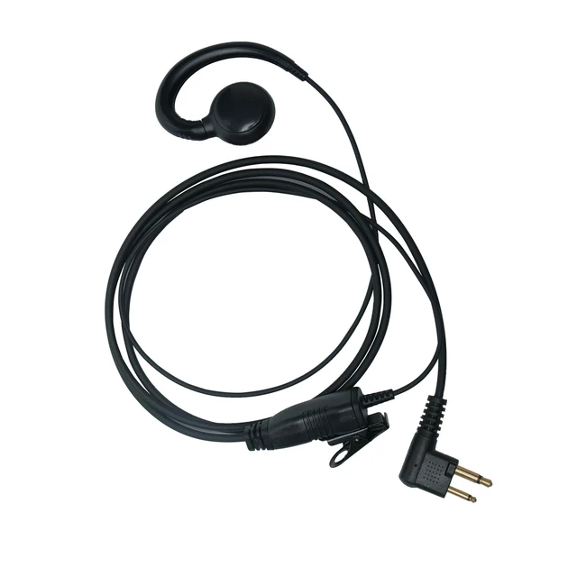 Alt view image 2 of 7 - Sarcia C Shape M Plug Earpiece for CP200 M1 R2 DTR650 BC130 Radio,10PCS | Compatible with Motorola 2 Pin Radio CP185 DLR1060 DLR1020 DTR700 BPR40 CLS1410 Walkie Talkie