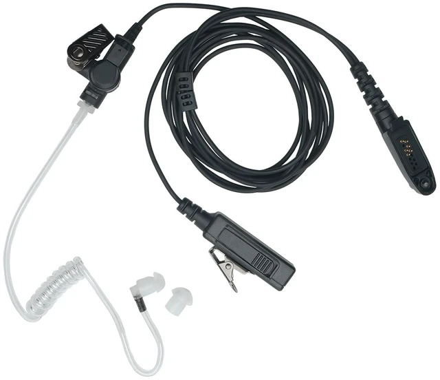 Main image of Sarcia 6Pin Acoustic Tube Earpiece for NR30 RT29 HA1G EX500 2Way Radio | Compatible with GP328Plus EX600 HD1 HD2 Walkie Talkie