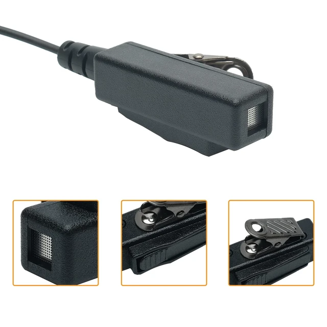 Alt view image 3 of 6 - Sarcia 6Pin Acoustic Tube Earpiece for NR30 RT29 HA1G EX500 2Way Radio | Compatible with GP328Plus EX600 HD1 HD2 Walkie Talkie