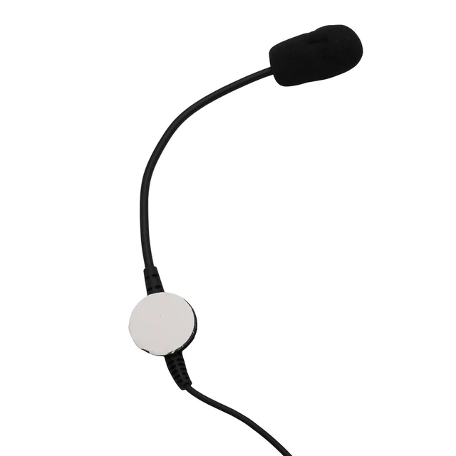 Alt view image 3 of 7 - GoodQbuy Half/Open Face Helmet Motorcycle Earphone Headphone with Microphone for Midland/Alan Midland/Alan GMRS/FRS GXT/LXT GXT1000VP4 LXT500VP3 GXT1050VP4 2 Two Way Radios 2-pin Jack
