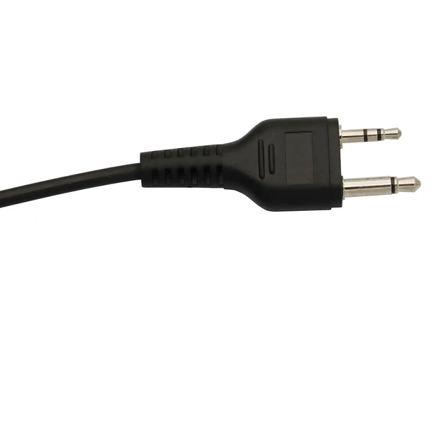 Alt view image 5 of 7 - GoodQbuy Half/Open Face Helmet Motorcycle Earphone Headphone with Microphone for Midland/Alan Midland/Alan GMRS/FRS GXT/LXT GXT1000VP4 LXT500VP3 GXT1050VP4 2 Two Way Radios 2-pin Jack