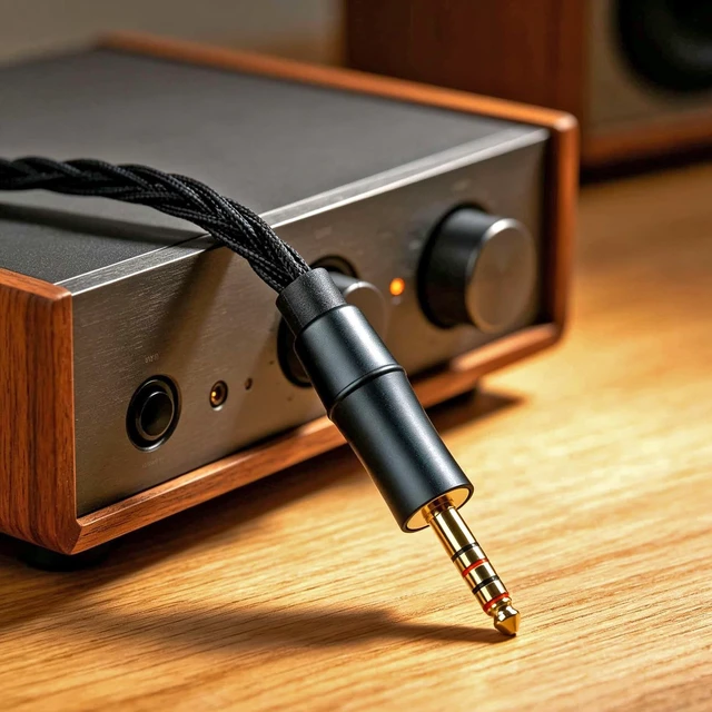 Alt view image 3 of 7 - Monitor Headphone Cable,Over Ear Headset Wire,8-Strand German Copper AUX Cord Dual 3.5mm Plug Compatible with Hifiman Edition XS HE560 MEZE 105 FiiO FT1 FT7 for Musicians Audiophiles 4.4mm 6.5ft