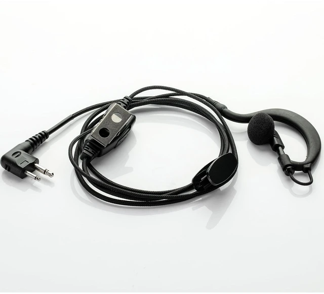 Main image of DLECNFUN Walkie Talkie Earpiece with Mic Nylon Braided Design,2 Way Radio Surveillance Earphones with Cord for Motorola