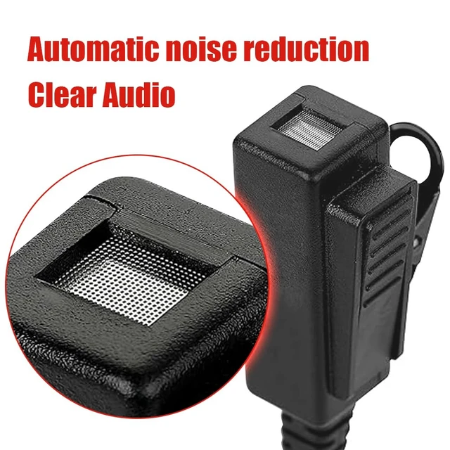 Alt view image 2 of 7 - JoyRole 5Pack Covert Air Tube 2 Pin Walkie Talkie Earpiece with Mic PTT | Two Way Radio Earpiece for Pxton PX-888S Baofeng UV-5R BF888S Retevis H777 RT21 Kenwood