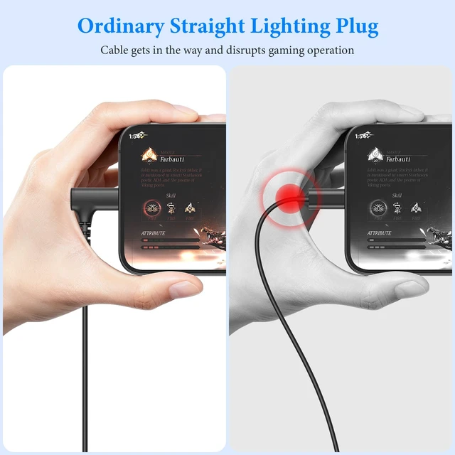Alt view image 5 of 7 - Wired Headphones for iPhone 14 13 Pro MFi-Certified Lighting Purple | Cord Earbuds for iPhone 12 11 XS Max XR XS SE 8 Plus Right Angle Plug Magnetic Earphones Built-in Mic Volume Control Headset
