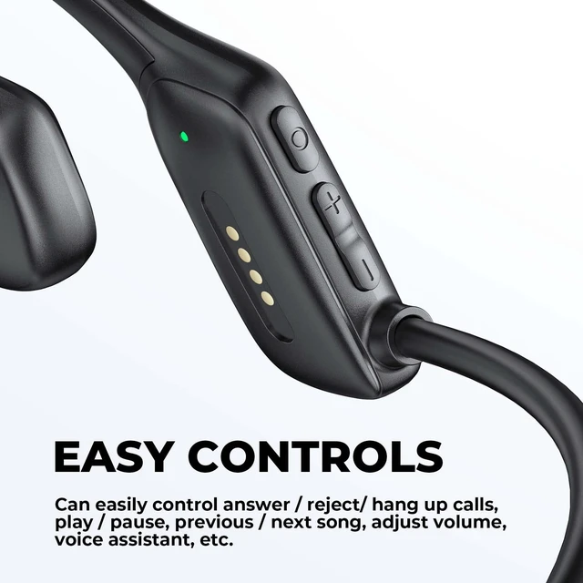 Alt view image 6 of 7 - Bone Conduction Headphones, Bluetooth Earbuds Waterproof Swimming Headphones Wireless Open-Ear Headphones Built-in 16GB Ultra Light Headset for Swimming Running Sports Driving Fitness