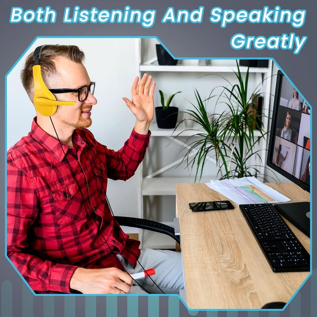 Alt view image 7 of 7 - 20 Pack Bulk Classroom Headphones with Microphone Wired, Multicolor | 3.5mm Universal Plug, School Library Computer Use, Adjustable Jack on Ear, Laptops Computer Use, Classroom Office Home Supply