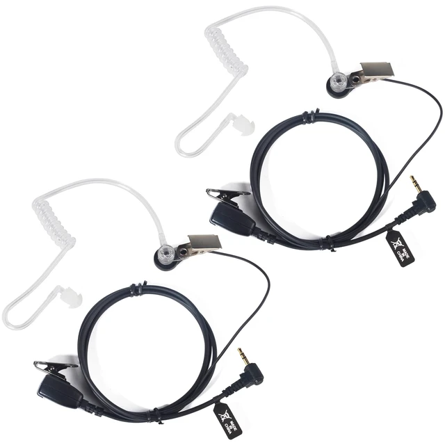 Main image of YNIBST 1Pin 2.5mm Walkie Talkie Clear Acoustic Tube Earpiece with PTT 2Pack | for Motorola Talkabout T200 T210TP T260 T470 T478 T480 T600 H2O T802 T605 H2O Two-Way Radio
