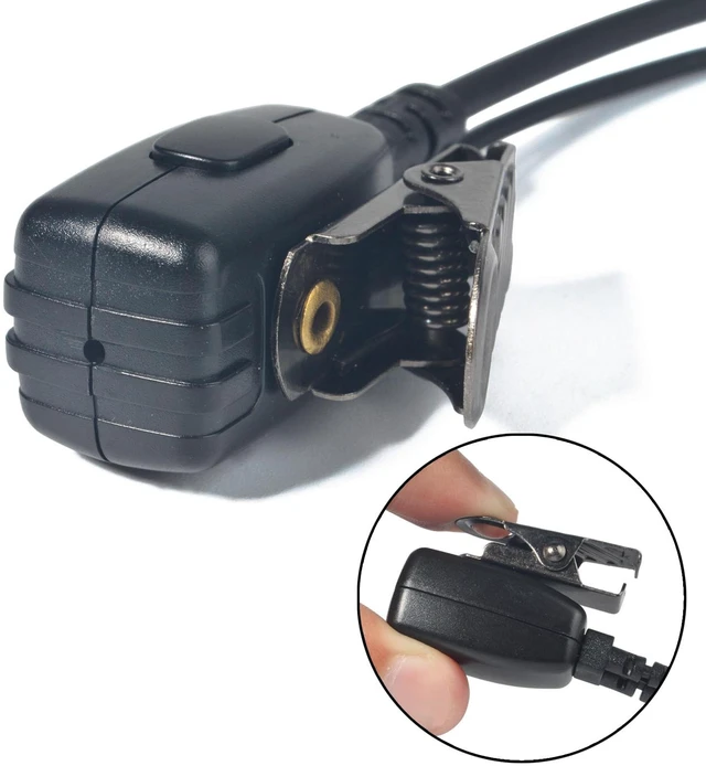 Alt view image 6 of 7 - YNIBST 1Pin 2.5mm Walkie Talkie Clear Acoustic Tube Earpiece with PTT 2Pack | for Motorola Talkabout T200 T210TP T260 T470 T478 T480 T600 H2O T802 T605 H2O Two-Way Radio