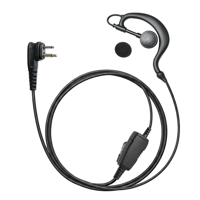 Main image of stdgove 2-Way Radio Earpiece with Mic, G Earhook Headset, Compatible with Motorola CLS1110, DTR600, CLS/DTR/RDU/RDX Series, RMV2080, VL50 & More for Security/Construction