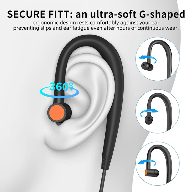 Alt view image 5 of 7 - Acoustic Tube Walkie Talkie Earpiece with PTT Mic, 2-Way Radio Headset Earpiece Compatible with Super Mini Walkie Talkies, Clear Sound Concealed Earphone for Security, Retail, and Outdoor Events