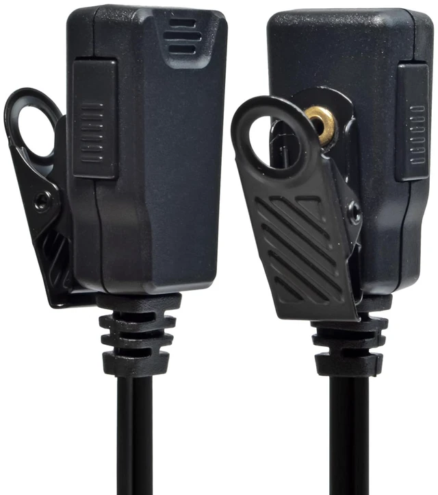 Alt view image 3 of 7 - HYS 1-Wire Earpiece with Mic&PTT for Baofeng Walkie Talkie BF-F8HP BF-F9 UV-82 UV-82HP UV-82C UV-5R UV-5R5 UV-5RA UV-5RE UV-5X3 Kenwood NX TK Series 2pin Radios, G Shape Ear Hook