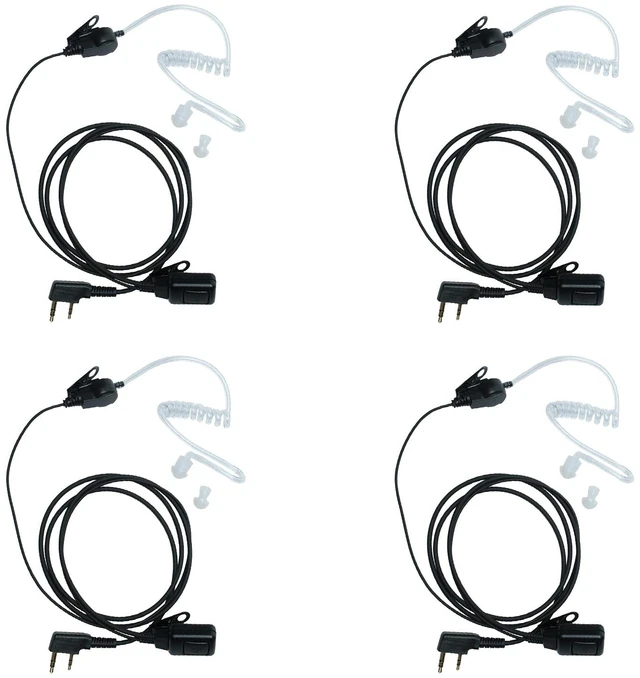 Main image of Sarcia K Plug 2 Pin Earpiece for K1 NX1300 TK3360 RT15 Two Way Radios,4PCS | K Type Headset Compatible with Pxton NX1000 NX1200 TK3140 RT21 RT22 RT68 RT86 H-777S Walkie Talkie