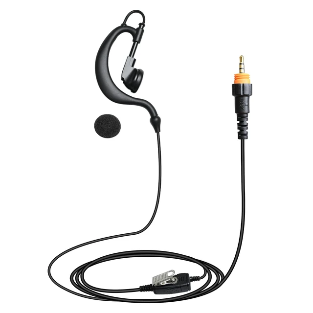 Alt view image 2 of 7 - SVXSODA CLP-1010 CLP-1040 2-Way Radio Earpiece with Mic, Adjustable G Earhook Headset for Long Wear Security/Construction, Compatible with Motorola CLP-1010, CLP-1040, CLP-1060, and More