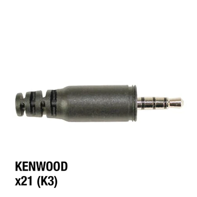 Alt view image 4 of 7 - PRYME® LMC-1GH22s Pro-Grade Lapel Mic w/Soft G-Hook Swivel Earphone fits Vertex radios that Have one acessory pin and Two retaining Screws.