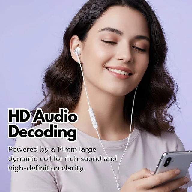 Alt view image 2 of 7 - EzKV Wired Karaoke Microphone Headset Built-in Sound Card Streaming, Singing & Recording Headphones with DSP Mic, Reverb Effects, Zero Latency, for iPhone, Android, USB-C & PC (White)