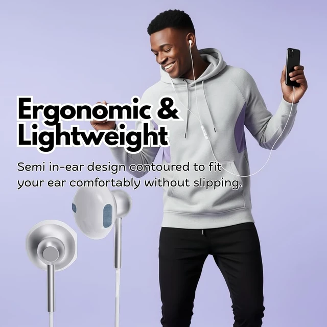 Alt view image 6 of 7 - EzKV Wired Karaoke Microphone Headset Built-in Sound Card Streaming, Singing & Recording Headphones with DSP Mic, Reverb Effects, Zero Latency, for iPhone, Android, USB-C & PC (White)