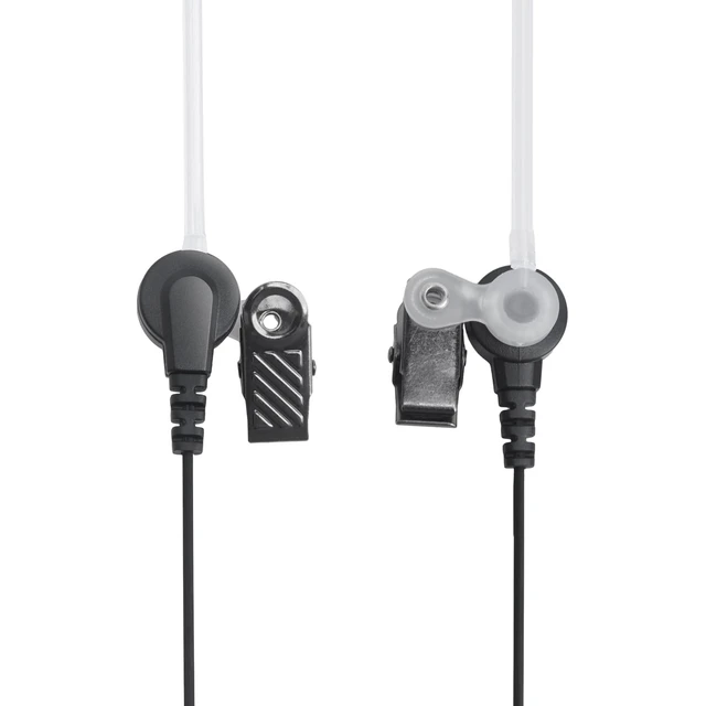 Alt view image 6 of 6 - Transparent Security Ear Piece Earpiece Radio Headset Ptt Vox Mic for Midland gxt1000vp4 gxt1000 gxt1000g lxt600 lxt500vp3 lxt 600pa gxt avph3(6Pack)