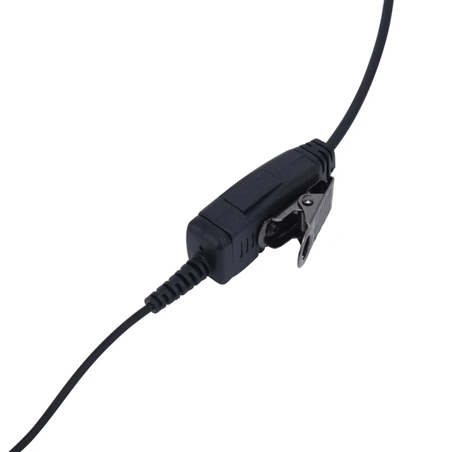 Alt view image 4 of 4 - SVXSODA C-Ring Walkie Talkie Earpiece with PTT Mic, 3.5mm Single Pin Radio Headset, Compatible with Kenwood KHS-34 ProTalk PKT-23 Two Way Radios