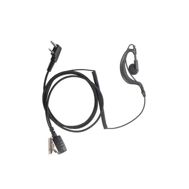 Alt view image 2 of 7 - Sarcia K Plug 2 Pin earpiece for K1 NX1300 UV5R Pxton WouXun Radios,10PCS | G Shape earbuds Compatible with NX1200 TK3360TK3140 RT15 RT21 RT22 RT68 Walkie Talkie