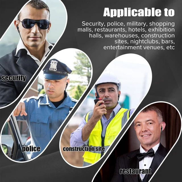Alt view image 5 of 5 - in-Ear Earbud Earpiece,Bulk 10Pack,2-Way Radio Headset,Small Ptt Ear Piece Surveillance Kit,Compatible with Motoroal 2 Pin Walkie Talkie PR400 CLS1410 CLS1110 CP200 GP300 GP2000 XU2600 CLS1413 CP200D