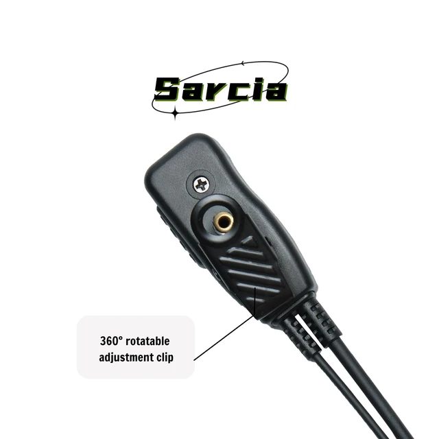 Alt view image 6 of 7 - Sarcia G Shape Earpiece for NX1200 NX1300 K1 RT15 RT21 Two Way Radio,10PCS | K Plug 2 Pin Headset Compatible with UV5R TK3140 TK3360 RT22 RT68 Pxton Betch Walkie Talkie