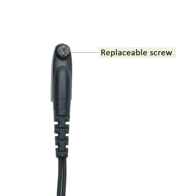 Alt view image 5 of 6 - TDYU Walkie Talkie Earpiece Compatible with Motorola GP328Plus GP338Plus EX560