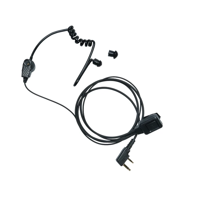 Alt view image 2 of 7 - Sarcia K Type 2Pin Earpiece for K1 NX1300 RT15 RT22 UV5R 2 Way Radio,4 PCS | K Plug headset Compatible with TK3230 TK3360 NX1200 RT68 Pxton Betch Walkie Talkie