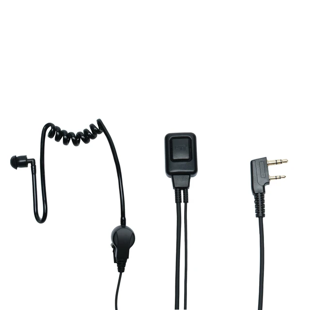 Alt view image 3 of 7 - Sarcia K Type 2Pin Earpiece for K1 NX1300 RT15 RT22 UV5R 2 Way Radio,4 PCS | K Plug headset Compatible with TK3230 TK3360 NX1200 RT68 Pxton Betch Walkie Talkie