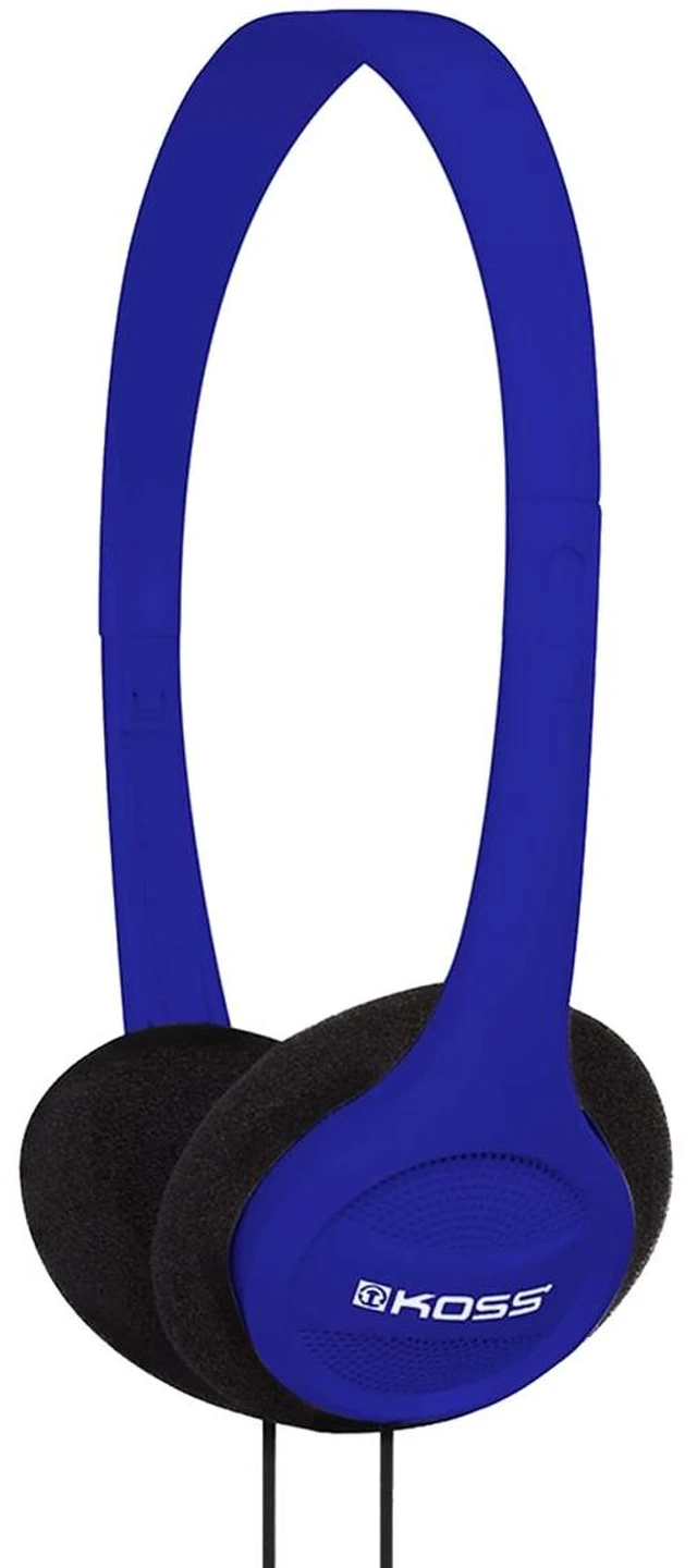 Main image of Koss KPH7B Portable On-Ear Headphone with Adjustable Headband - Blue