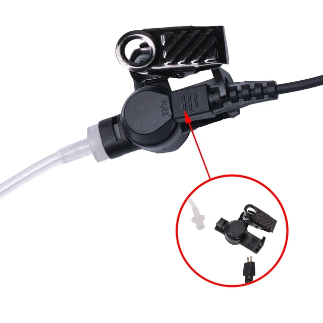 Alt view image 5 of 7 - Sarcia 2.5MM 1Pin Covert Earpiece for Motorola T Series Two Way Radio,2PCS | Compatible with Motorola Talkabout Radio T100 T200 T460 T600 T605 T803 T200TP