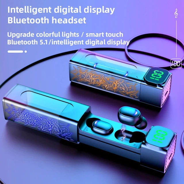 Alt view image 6 of 7 - 2024 NEW Version True Wireless Bluetooth Earbuds in-Ear Headphones Headset with Charging Case Compatible with Apple & Android, Dual Connect, Built-in Microphone, Stereo Sound - Model 22