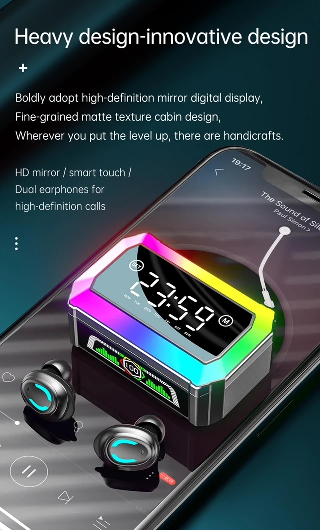 Alt view image 2 of 5 - 2024 NEW Version True Wireless Bluetooth Earbuds in-Ear Headphones Headset with Charging Case Compatible with Apple & Android, Dual Connect, Built-in Microphone, Stereo Sound - Model 2