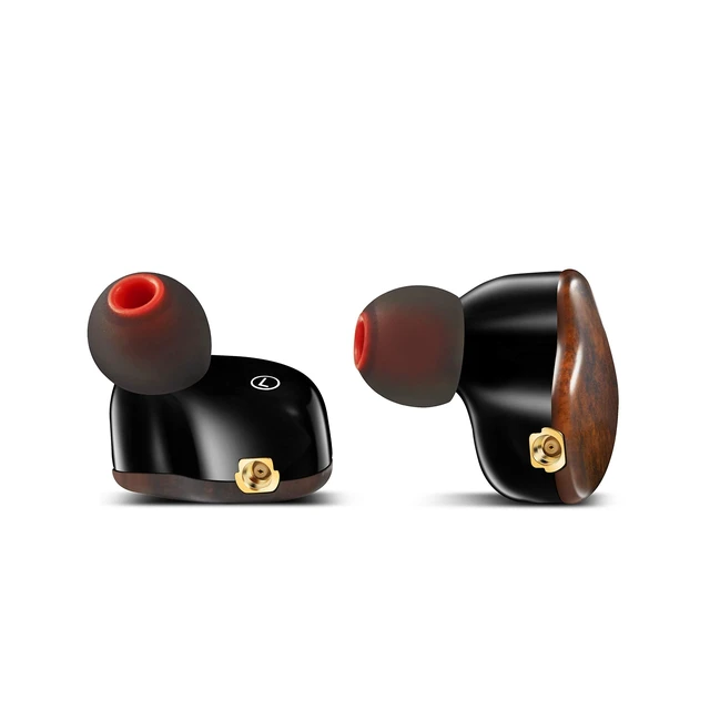 Alt view image 2 of 6 - DCMEKA Dynamic Banlance in-Ear Earphone 2DD HiFi Headset in Ear Monitors Headphones Wired Earbuds IEM Earphones Gaming EarbudsWood Type-C Without mic