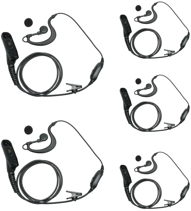 Main image of G Shape Headset Compatible with Motorola APX4000 APX6000 XPR6550 XPR7550 APX7000 5Pack