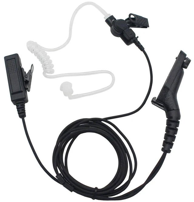 Main image of GoodQbuy® Covert Acoustic Tube Earpiece Headset Mic for Motorola XPR6500 XPR6550 XPR6580 XiRP8200 APX7000 APX6000 Radio Security Door Supervisor