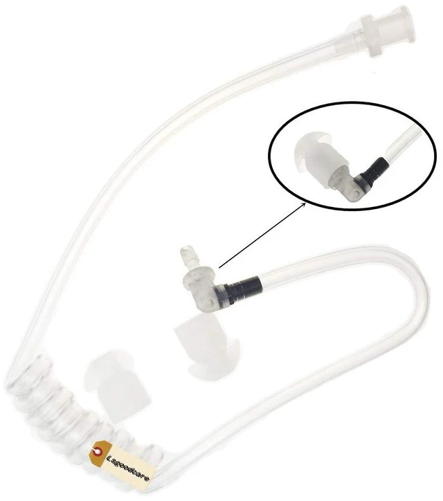 Alt view image 3 of 7 - Lsgoodcare 20Pcs Replacement Covert Acoustic Air Coil Audio Tube Earbuds Compatible for Motorola Kenwood Icom Yaesu Two Way Radio Earpiece