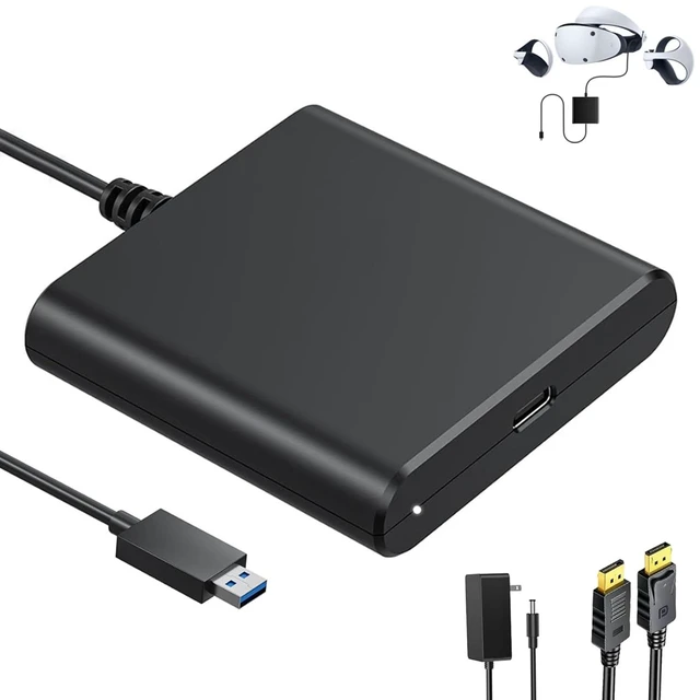 Main image of PC Adapter for VR2 Headset High Performance Signal Connection PC Adapter | PC Adapter for VR2 Effortlessly Connect Headset to Laptop, Conveniently Link to Steam, and Expand Your Game Library.