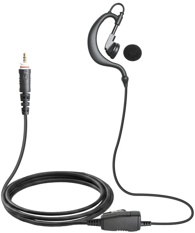 Main image of SVXSODA CLP-1010 CLP-1040 2-Way Radio Earpiece with Mic, Adjustable G Earhook Headset for Long Wear Security/Construction, Compatible with Motorola CLP-1010, CLP-1040, CLP-1060, and More