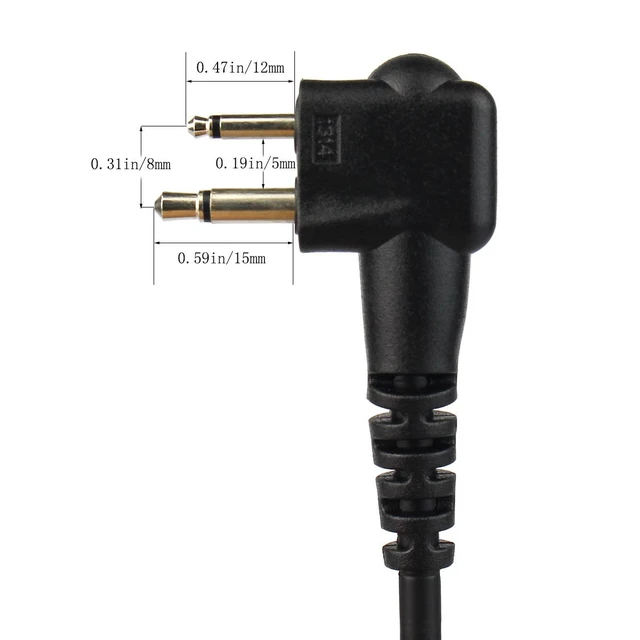 Alt view image 7 of 7 - Retevis Volume Adjustable, Walkie Talkie Earpiece with Mic, G-Type, 2-Pin | Compatible with Motorola Radios R2/CP100D/CP200D/ CP200/CP185/CLS1110/CLS1410 Walkie Talkie, 2 Way Radio Earpiece(10 Pack)