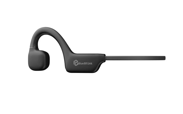 Alt view image 2 of 6 - Blue Bit Link Bone Conduction Sports Headphones Open-Ear Bluetooth 5.3 Wireless Earphones, Lightweight & Sweatproof, IPX5 Waterproof Headset for Running, Cycling & Hiking