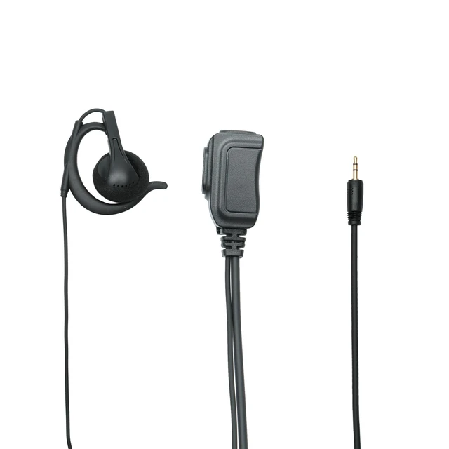 Alt view image 3 of 7 - 1 Pin 2.5MM G Shape Earpiece for Cobra RX380 RX385 RX680 Radio,10PCS | Walkie Talkie Headset with PTT MIC Compatible with Cobra PX650 PX655 ACXT345 ACXT645