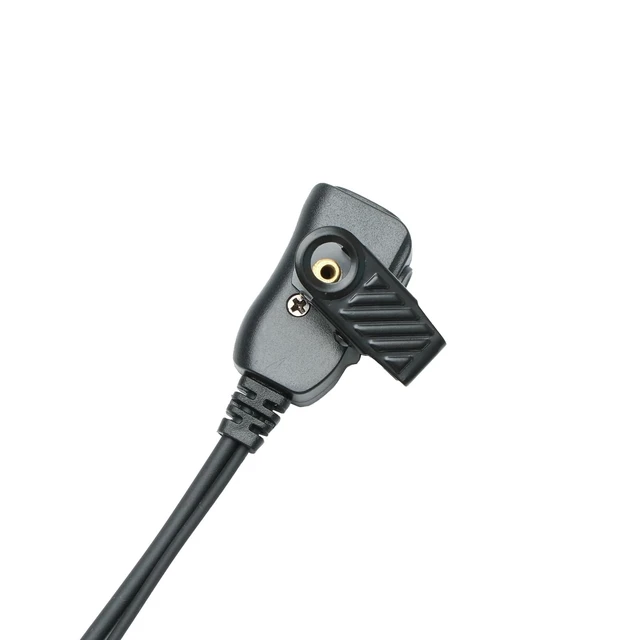 Alt view image 5 of 6 - 5 Pack Headset Earpiece with PTT Mic Compatible with Cobra Radios RX380 | 2.5mm 1-Pin Walkie Talkie,for RX680, ACXT645, PX650, PX655 Two-Way Radio