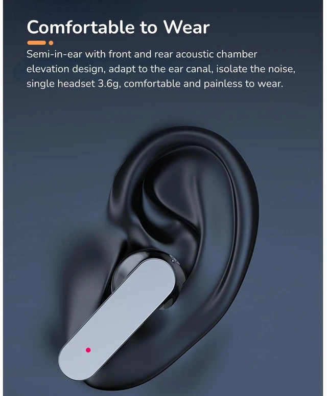 Alt view image 4 of 7 - Smart Voice Translator Earbuds Real Time Translation 144 Languages Online BT 5.3 Power Display Noise Cancelling Translating Headset