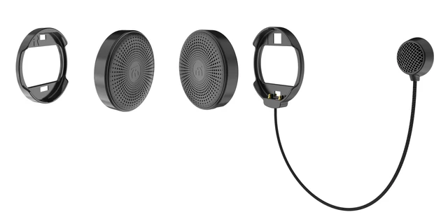 Alt view image 2 of 7 - iKmai Motorcycle Bluetooth Speaker for Riding and Skiing, True Wireless TWS Headset 63H Playtime, Remote Control