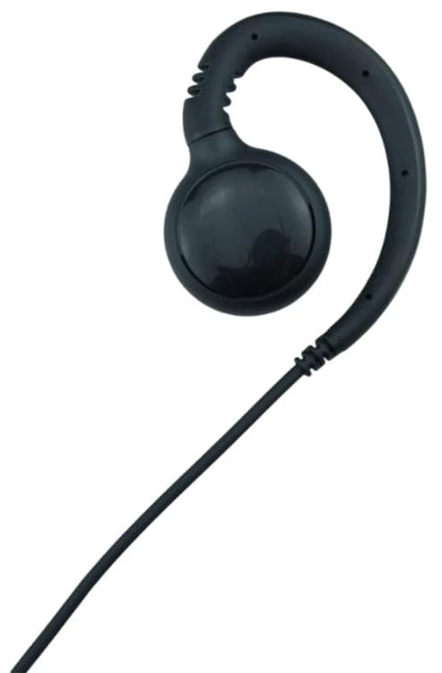 Alt view image 3 of 5 - Swivel C-Shape Earpiece with PTT Mic, Ear Hook Headset for Icom IC-F1000 F2000 F2100D F3001 F4001 F3002 F4002 IC-V8 V80 V86 Two Way Radios