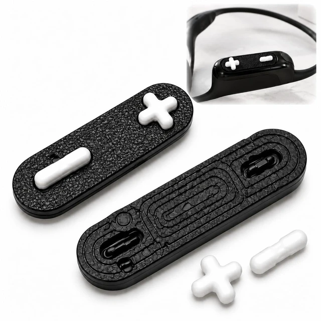 Main image of Zofianna Headphone Replacement Buttons Compatible with Shokz OpenRun Pro 2 Control Button Repair Kit Volume Power Switch Cover Sport Headset Spare Parts 2pcs