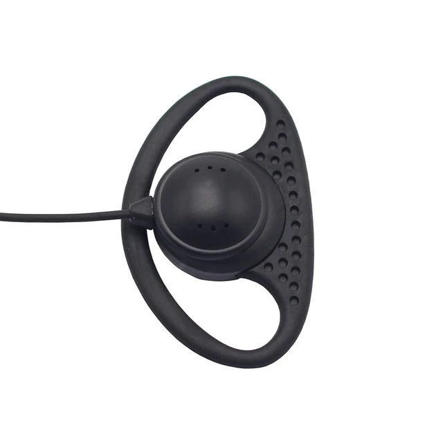 Alt view image 6 of 7 - GoodQbuy D Shape Clip-Ear Headset Earpiece PTT with Mic Compatible with Retevis H-777 Kenwood PUXING Baofeng UV-5R BF-888S 666s 2 Way Radio (10 PCS)